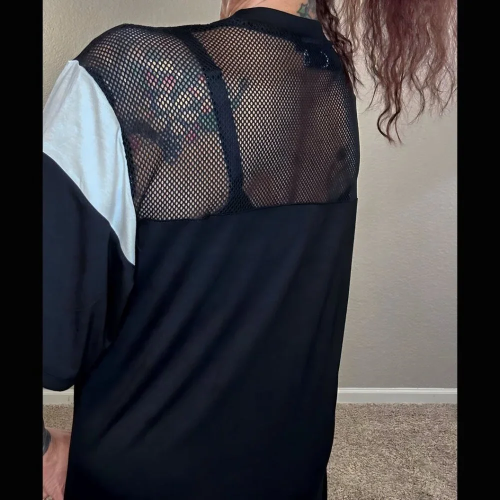 NWOT Killstar Nightrider Dress Witch Tunic Goth Punk Whimsgoth Black & White L - Picture 10 of 14